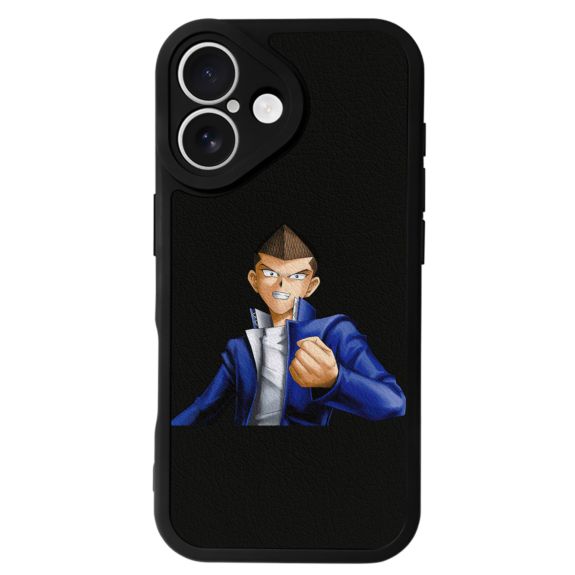 遊☆戯☆王 Yu-Gi-Oh! 【iPhone 16シリーズ対応】シリコンスマホケース（レザー調） 材質：シリコン